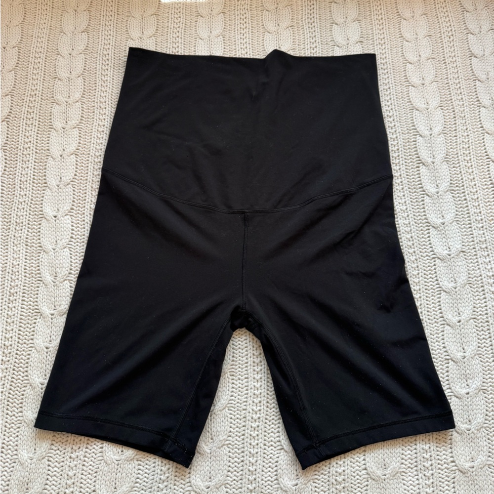 Isabel Maternity Black Women's Bike Shorts